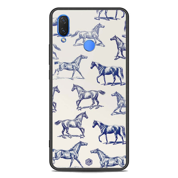 Trending Designs Series Soft Phone Case - Premium Glass Case - Huawei Nova 3i / P Smart Plus