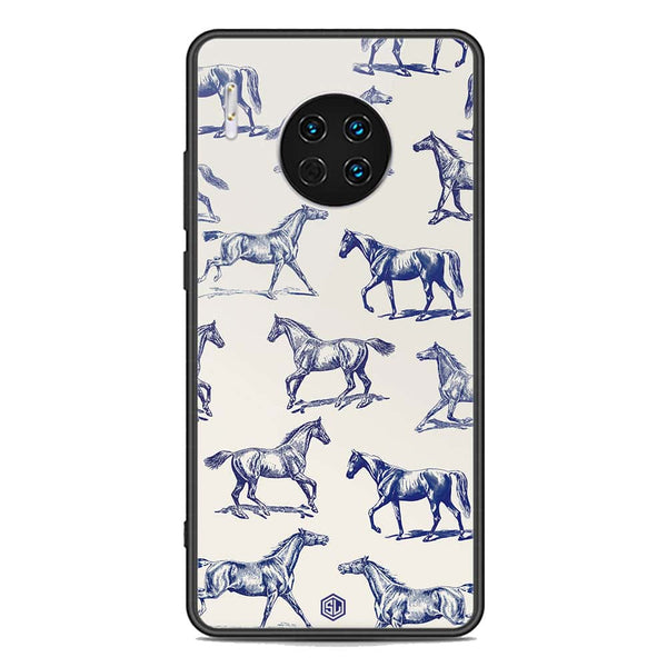 Trending Designs Series Soft Phone Case - Premium Glass Case - Huawei Mate 30