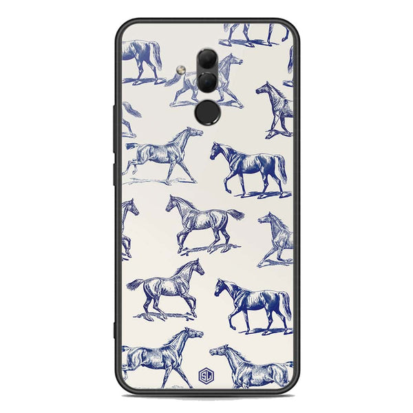 Trending Designs Series Soft Phone Case - Premium Glass Case - Huawei Mate 20 Lite