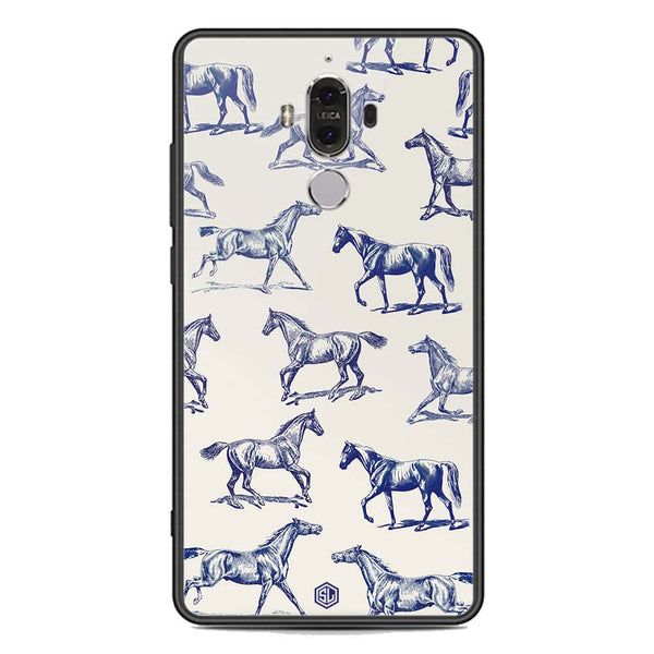 Trending Designs Series Soft Phone Case - Premium Glass Case - Huawei Mate 9