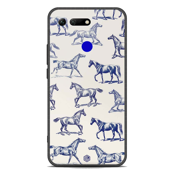 Trending Designs Series Soft Phone Case - Premium Glass Case - Huawei Honor View 20