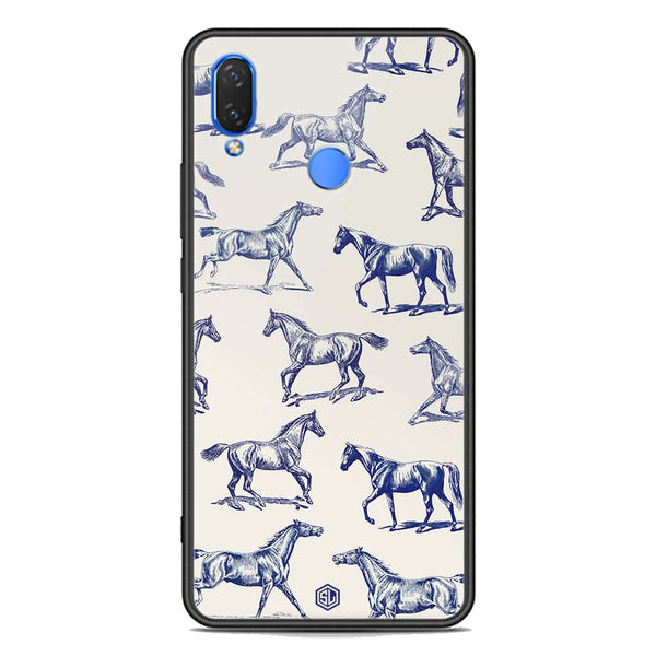 Trending Designs Series Soft Phone Case - Premium Glass Case - Huawei Honor Play