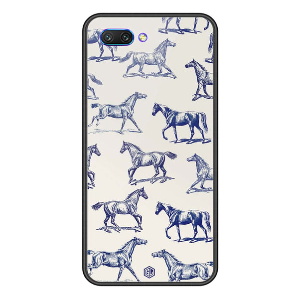Trending Designs Series Soft Phone Case - Premium Glass Case - Huawei Honor 10