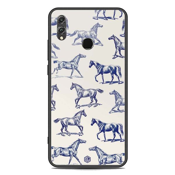Trending Designs Series Soft Phone Case - Premium Glass Case - Huawei Honor 8X
