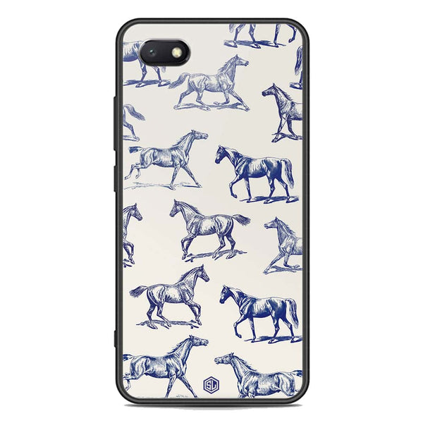 Trending Designs Series Soft Phone Case - Premium Glass Case - Huawei Honor 7S
