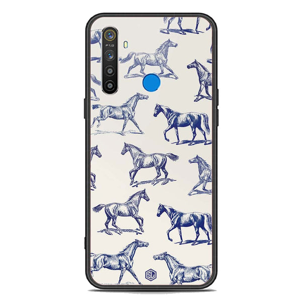 Trending Designs Series Soft Phone Case - Premium Glass Case - Realme 5i