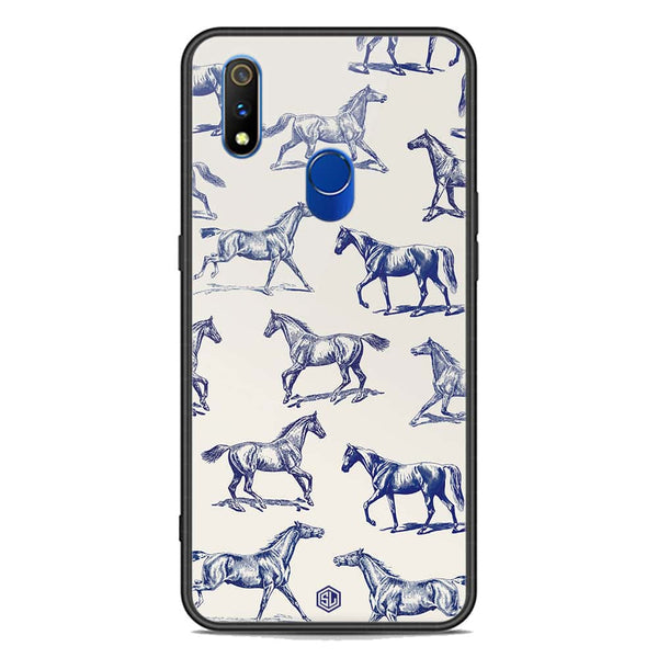 Trending Designs Series Soft Phone Case - Premium Glass Case - Realme 3 Pro