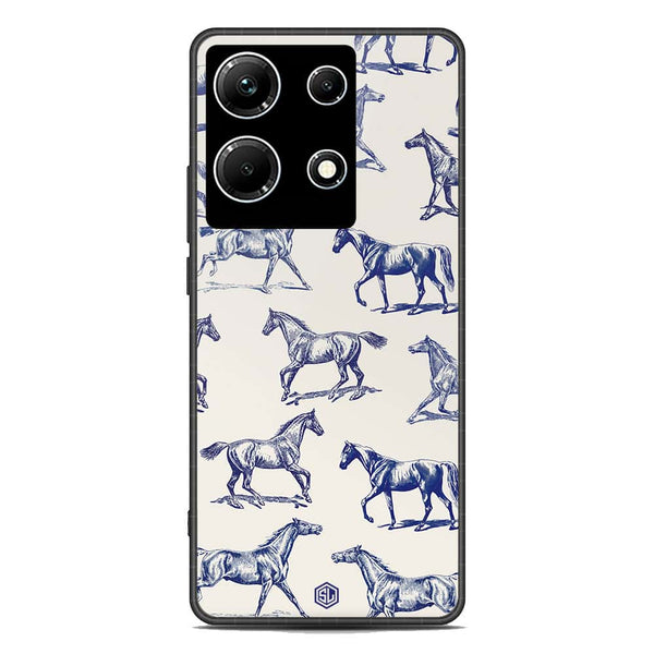 Trending Designs Series Soft Phone Case - Premium Glass Case - Infinix Note 30