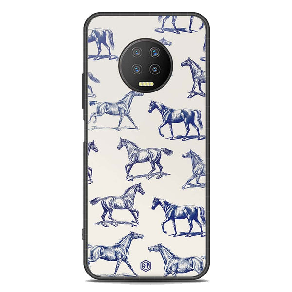 Trending Designs Series Soft Phone Case - Premium Glass Case - Infinix Note 7