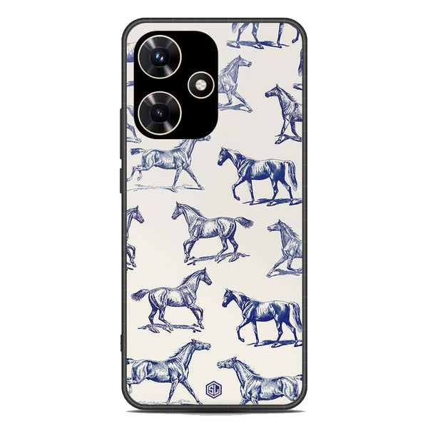 Trending Designs Series Soft Phone Case - Premium Glass Case - Infinix Hot 30i