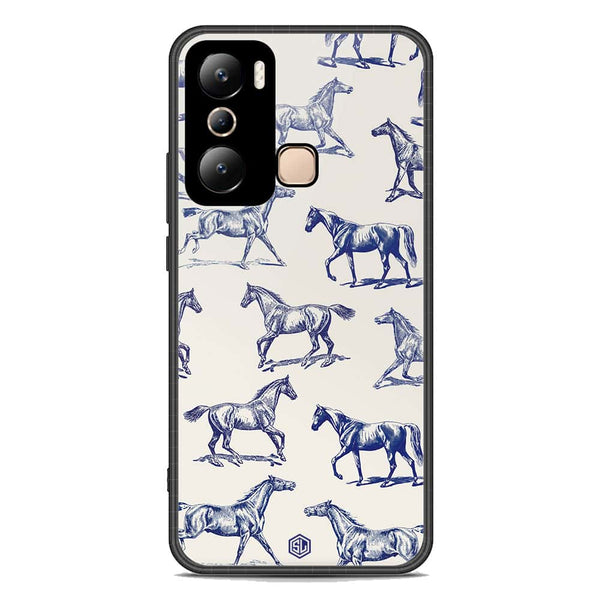 Trending Designs Series Soft Phone Case - Premium Glass Case - Infinix Hot 20i