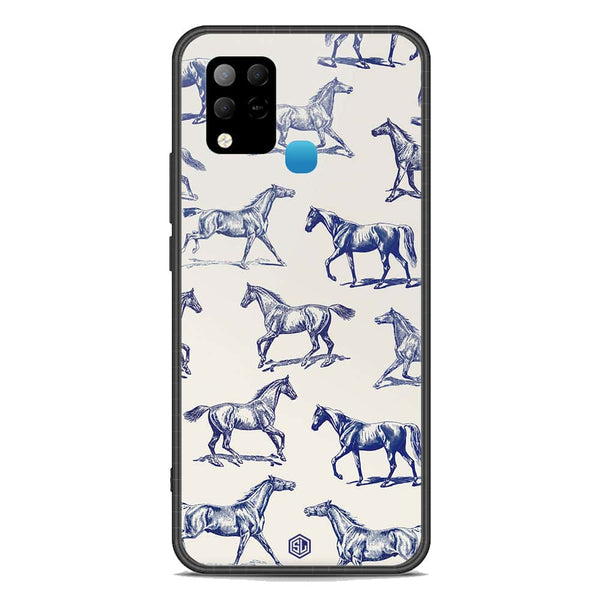Trending Designs Series Soft Phone Case - Premium Glass Case - Infinix Hot 10S
