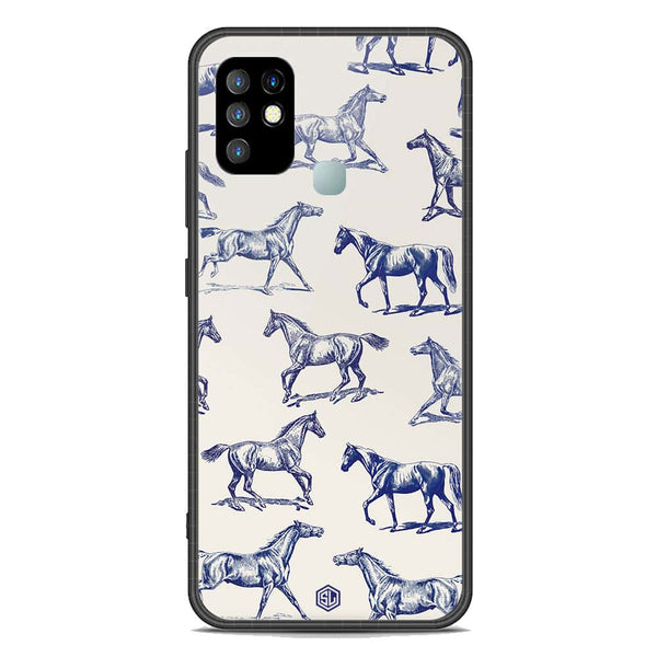 Trending Designs Series Soft Phone Case - Premium Glass Case - Infinix Hot 10