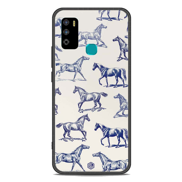 Trending Designs Series Soft Phone Case - Premium Glass Case - Infinix Hot 9 Play
