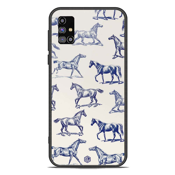 Trending Designs Series Soft Phone Case - Premium Glass Case - Samsung Galaxy M31s