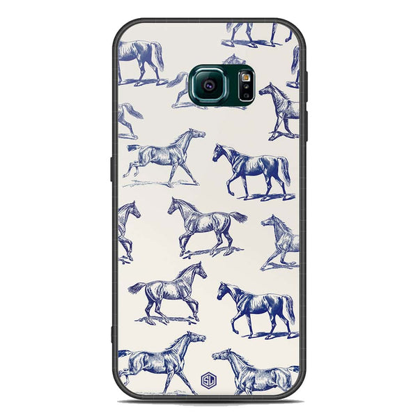 Trending Designs Series Soft Phone Case - Acrylic Glass Case - Samsung Galaxy S6 Edge Plus