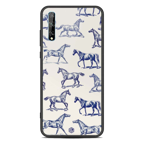 Trending Designs Series Soft Phone Case - Acrylic Glass Case - Huawei Y8p