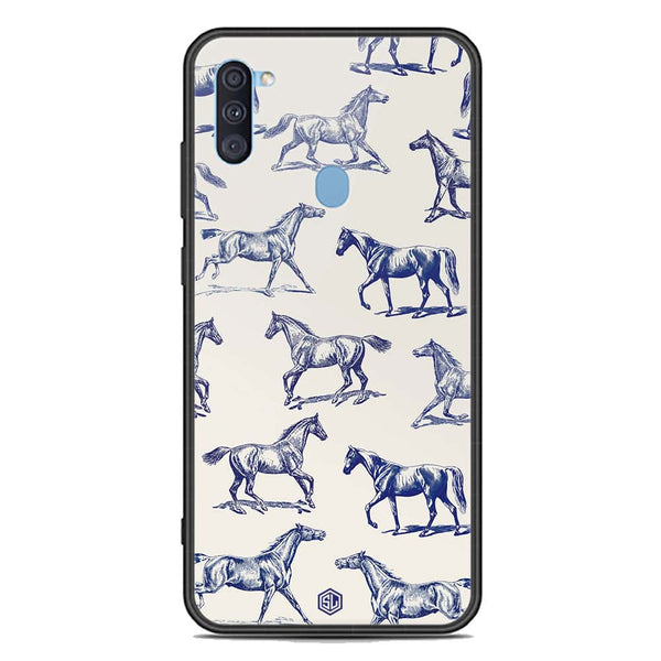 Trending Designs Series Soft Phone Case - Premium Glass Case - Samsung Galaxy M11