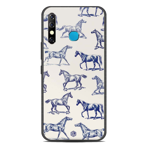 Trending Designs Series Soft Phone Case - Premium Glass Case - Infinix Hot 8