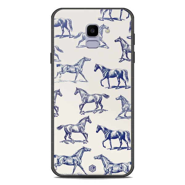 Trending Designs Series Soft Phone Case - Premium Glass Case - Samsung Galaxy J6 2018
