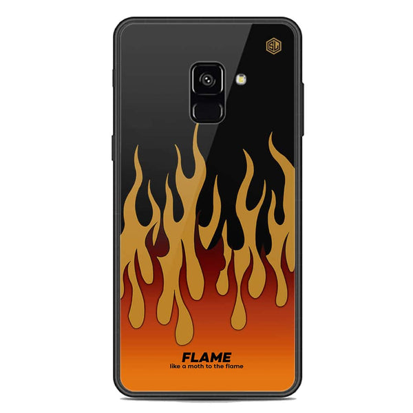 Trending Designs Series Soft Phone Case - Premium Glass Case - Samsung Galaxy A8 2018