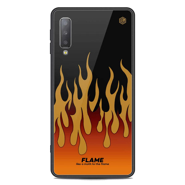 Trending Designs Series Soft Phone Case - Premium Glass Case - Samsung Galaxy A7 2018