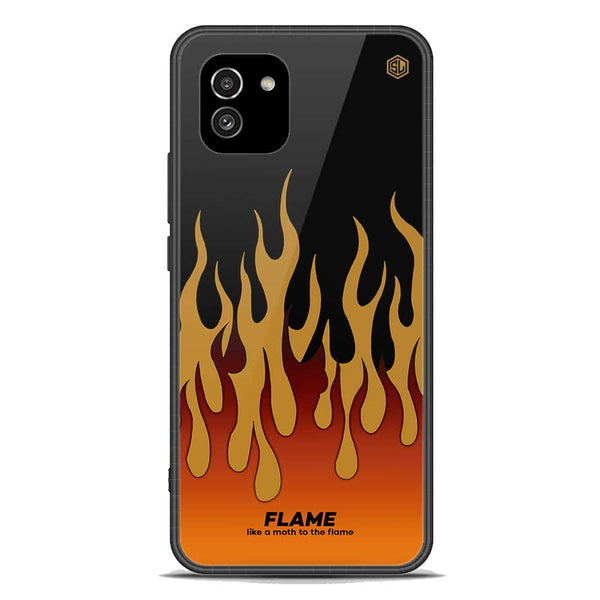 Trending Designs Series Soft Phone Case - Premium Glass Case - Samsung Galaxy A03