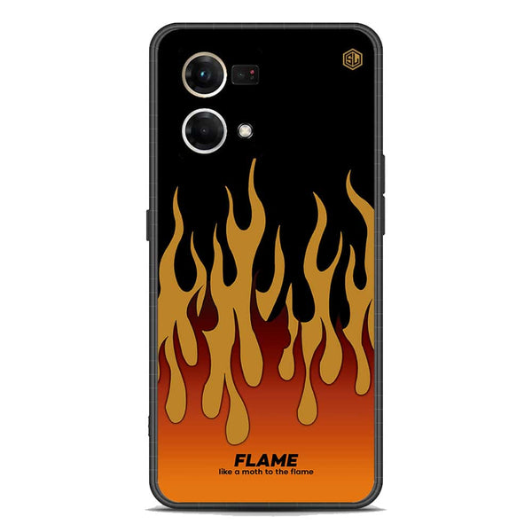Trending Designs Series Soft Phone Case - Premium Glass Case - Oppo Reno 7 4G