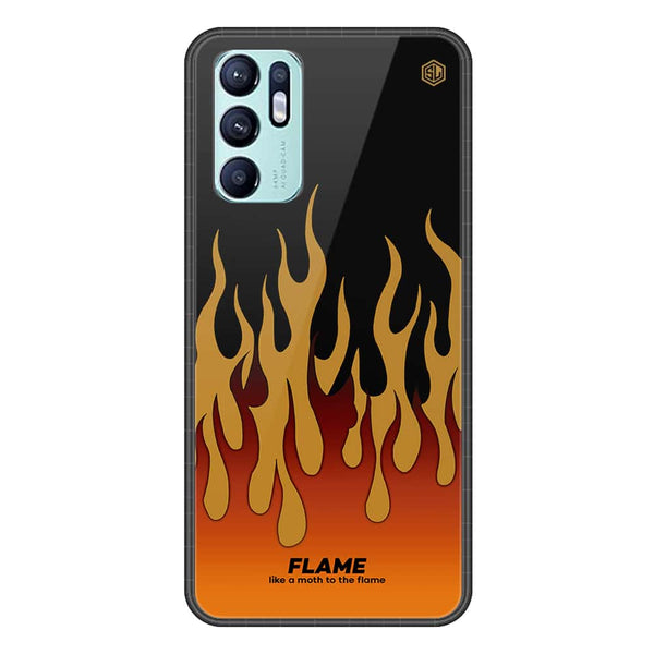 Trending Designs Series Soft Phone Case - Premium Glass Case - Oppo Reno 6