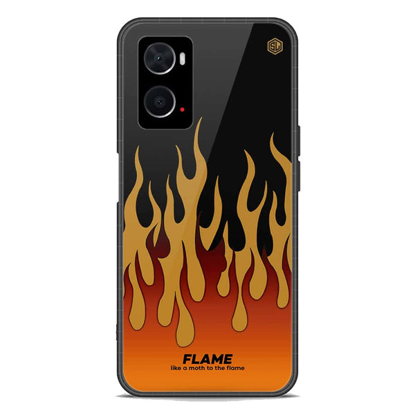 Trending Designs Series Soft Phone Case - Premium Glass Case - Oppo A96 4G
