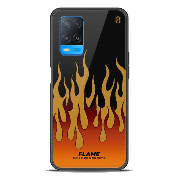 Trending Designs Series Soft Phone Case - Premium Glass Case - Oppo A54 4G