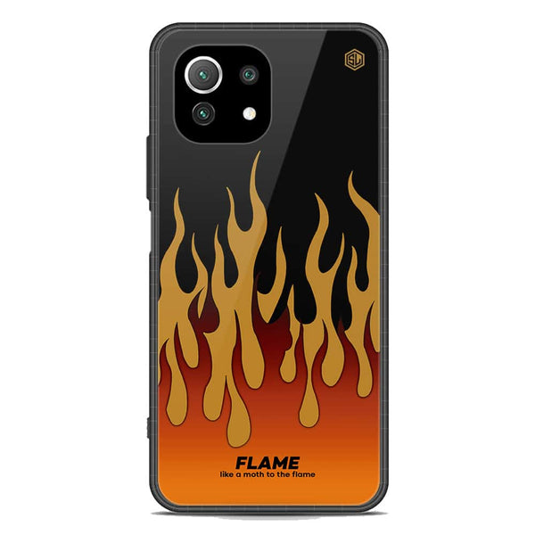 Trending Designs Series Soft Phone Case - Premium Glass Case - Xiaomi Mi 11 Lite