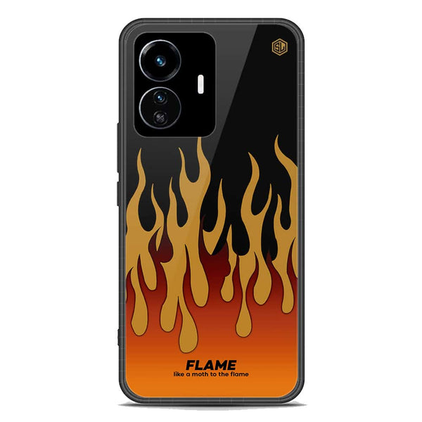 Trending Designs Series Soft Phone Case - Premium Glass Case - Vivo Y77 5G