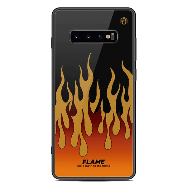 Trending Designs Series Soft Phone Case - Premium Glass Case - Samsung Galaxy S10 Plus