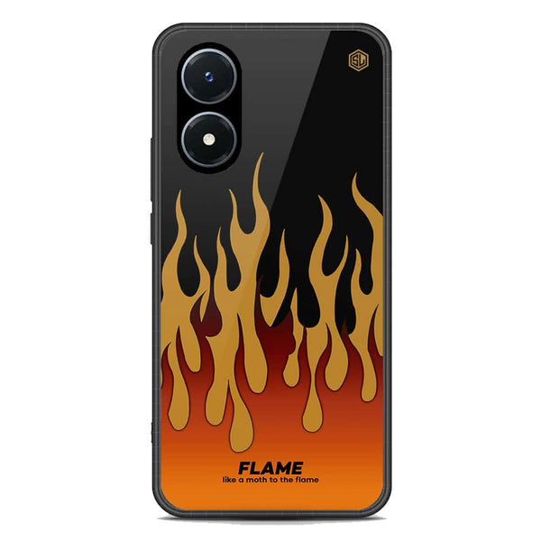 Trending Designs Series Soft Phone Case - Premium Glass Case - Vivo Y02s
