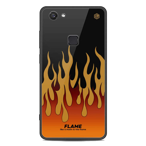 Trending Designs Series Soft Phone Case - Premium Glass Case - Vivo V7