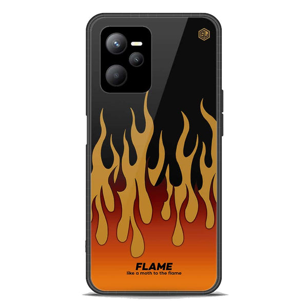 Trending Designs Series Soft Phone Case - Premium Glass Case - Realme Q5