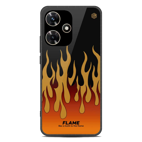 Trending Designs Series Soft Phone Case - Premium Glass Case - Infinix Hot 30i
