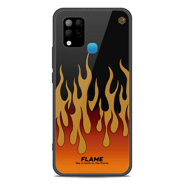 Trending Designs Series Soft Phone Case - Premium Glass Case - Infinix Hot 10S
