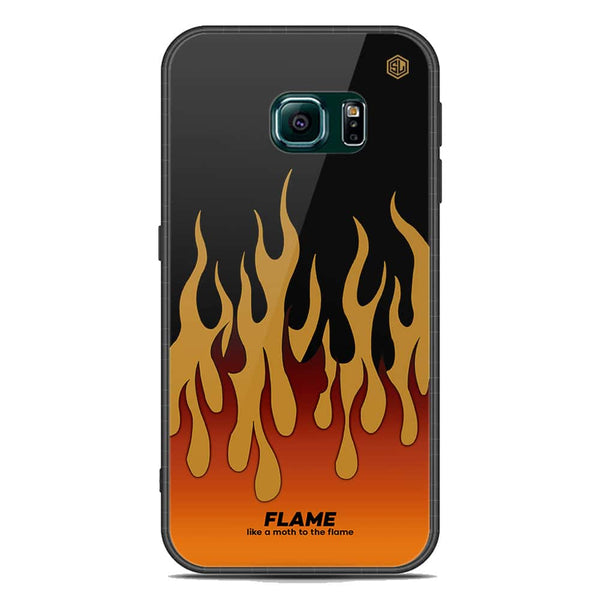 Trending Designs Series Soft Phone Case - Acrylic Glass Case - Samsung Galaxy S6 Edge Plus