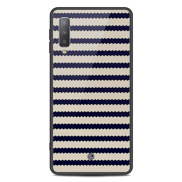 Trending Designs Series Soft Phone Case - Premium Glass Case - Samsung Galaxy A7 2018