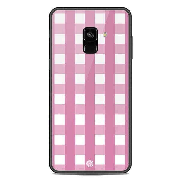 Trending Designs Series Soft Phone Case - Premium Glass Case - Design 6 - Samsung Galaxy A8 2018