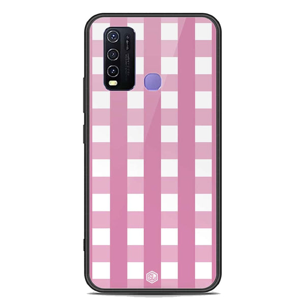 Trending Designs Series Soft Phone Case - Premium Glass Case - Design 6 - Vivo Y50