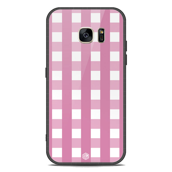 Trending Designs Series Soft Phone Case - Premium Glass Case - Design 6 - Samsung Galaxy S7