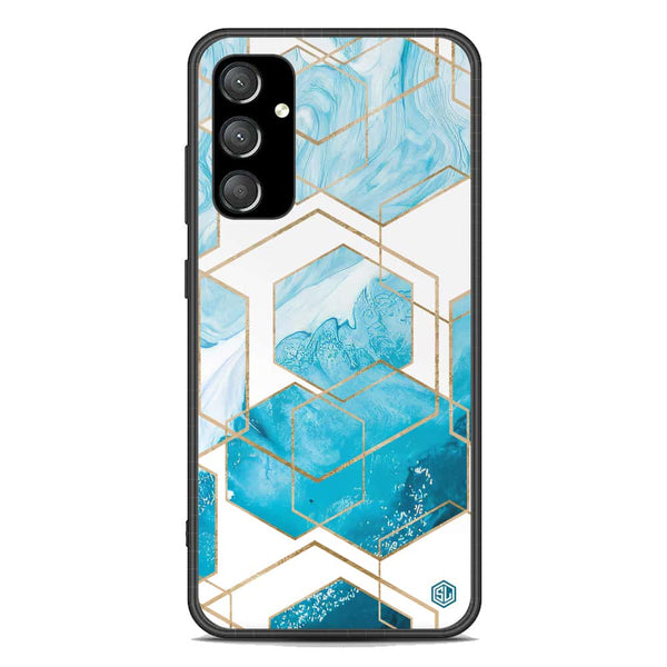 Stylish Marble Series Soft Phone Case - Premium Glass Case - Design 1 - Samsung Galaxy A14