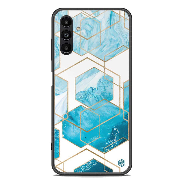 Stylish Marble Series Soft Phone Case - Premium Glass Case - Design 1 - Samsung Galaxy A13 5G