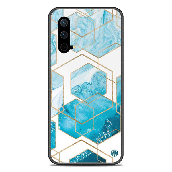 Stylish Marble Series Soft Phone Case - Premium Glass Case - Design 1 - OnePlus Nord CE 5G