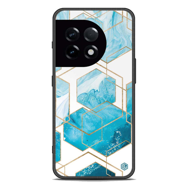 Stylish Marble Series Soft Phone Case - Premium Glass Case - Design 1 - OnePlus Ace 2