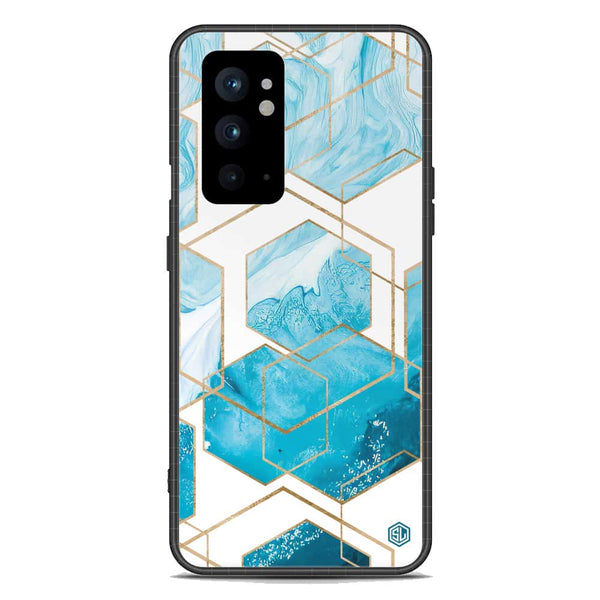 Stylish Marble Series Soft Phone Case - Premium Glass Case - Design 1 - OnePlus 9RT 5G