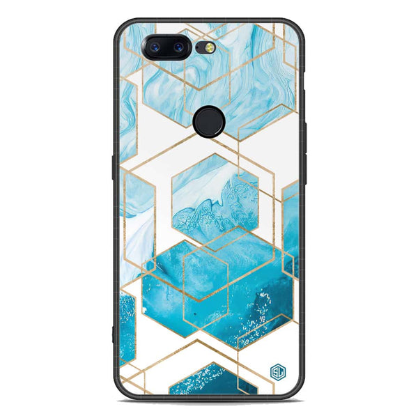Stylish Marble Series Soft Phone Case - Premium Glass Case - Design 1 - OnePlus 5T